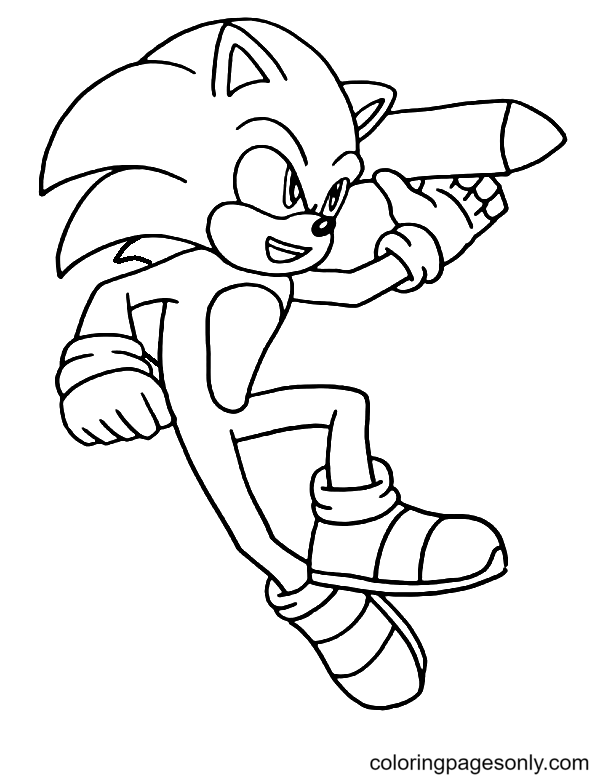 Sonic the hedgehog coloring pages printable for free download