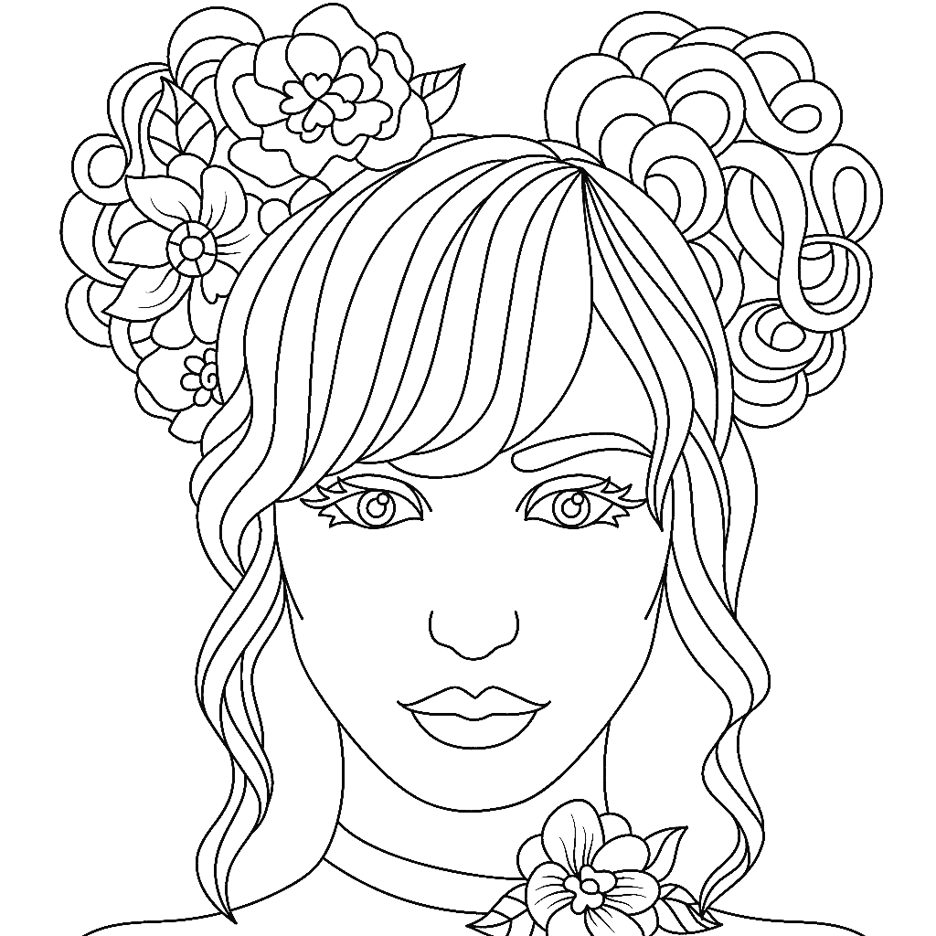 Teenage girls coloring pages printable for free download