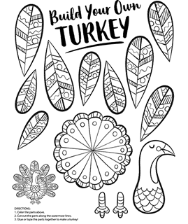 Thanksgiving usa free coloring pages