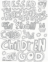 Sermon on the mount coloring pages