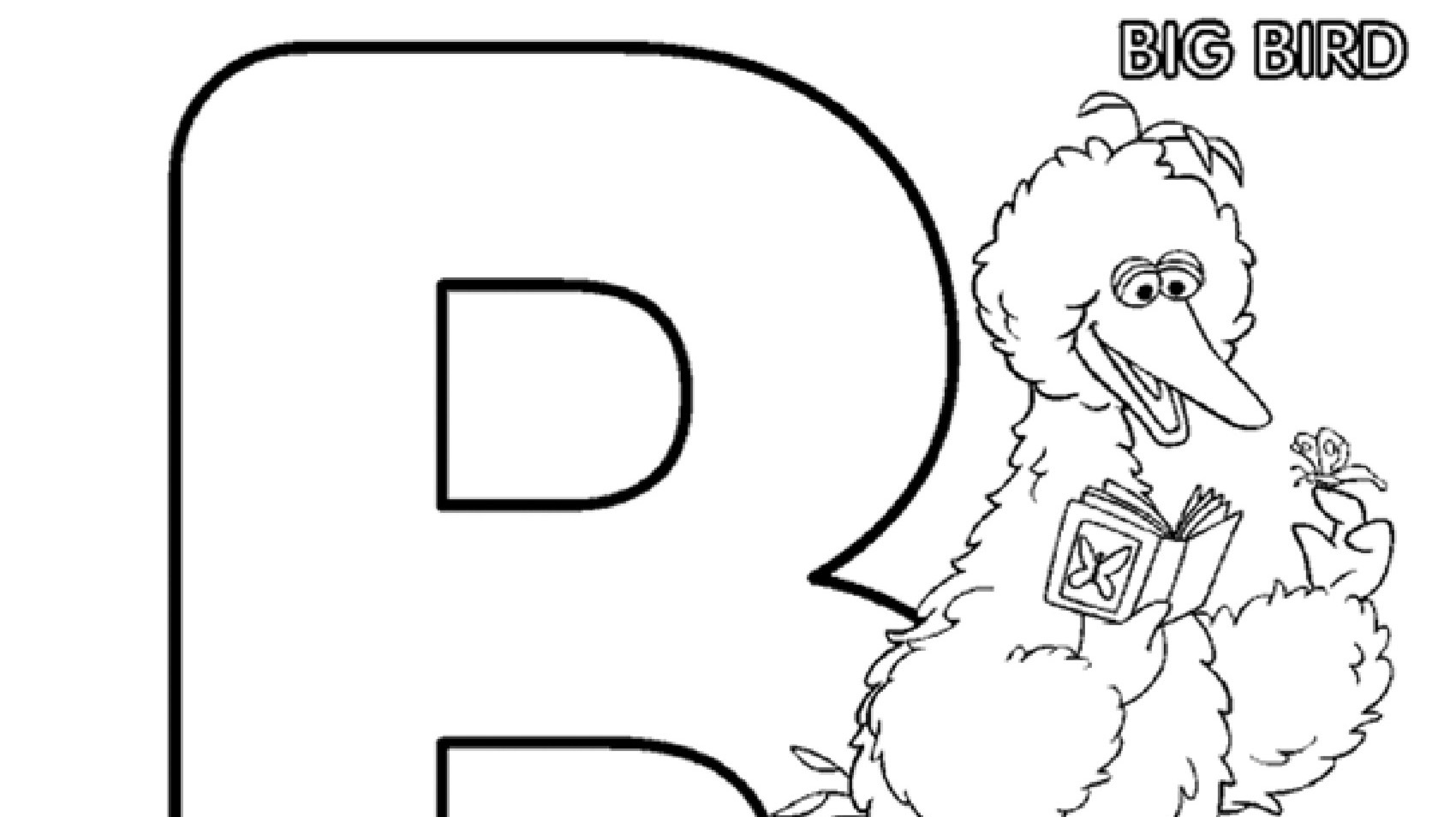 The letter b coloring page kids coloringâ kids for parents