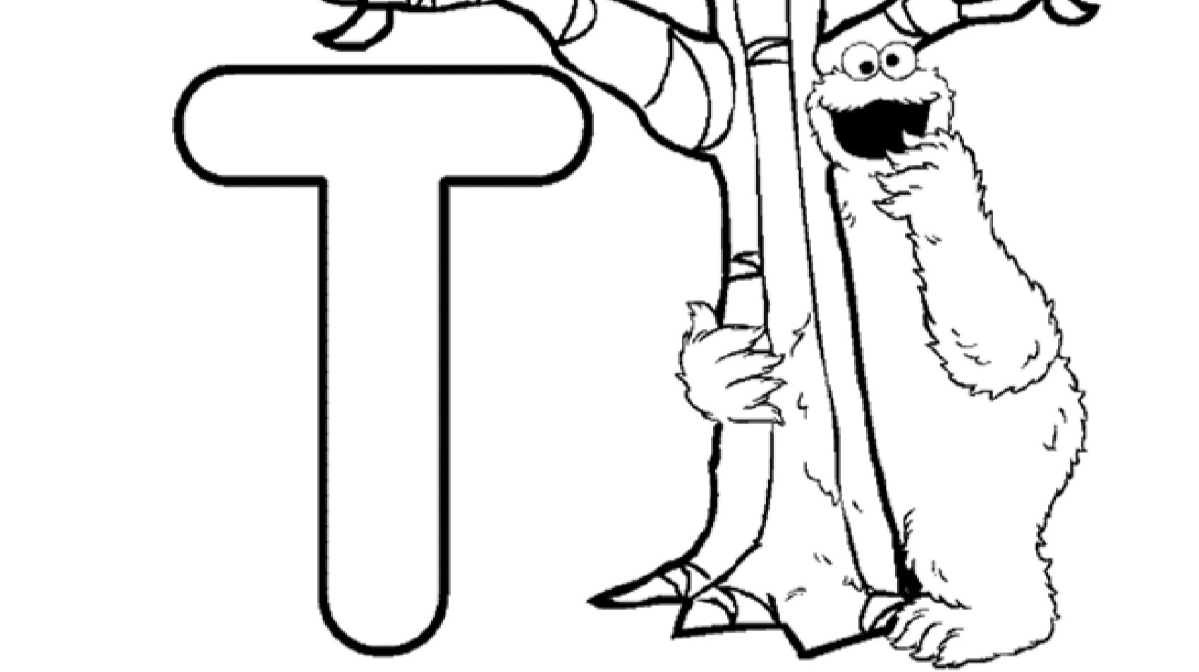 The letter t coloring page kids coloringâ kids for parents