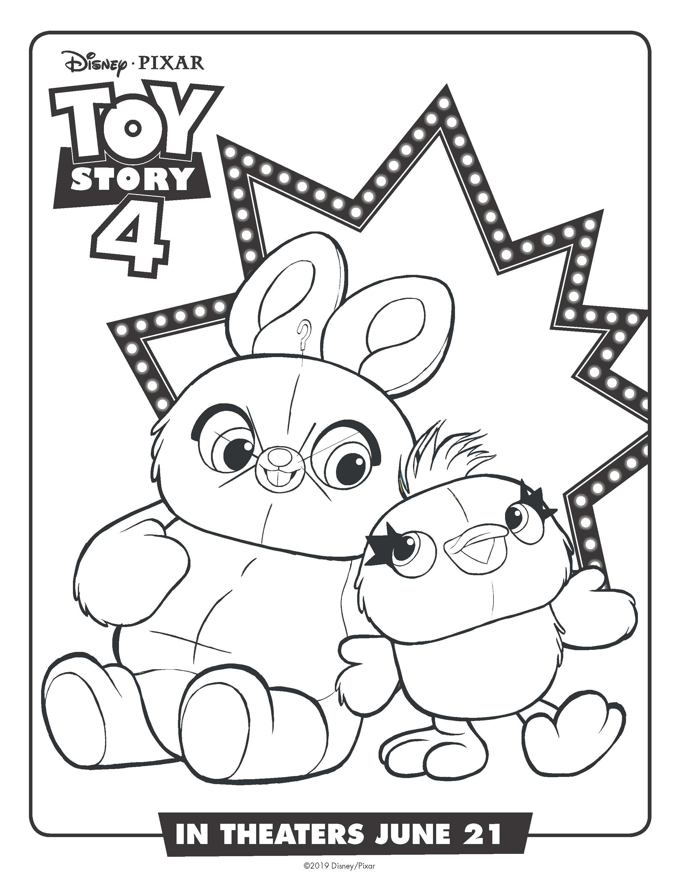 Free toy story coloring pages and printables