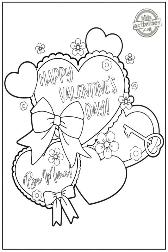 Valentines day coloring pages for adults kids activities blog