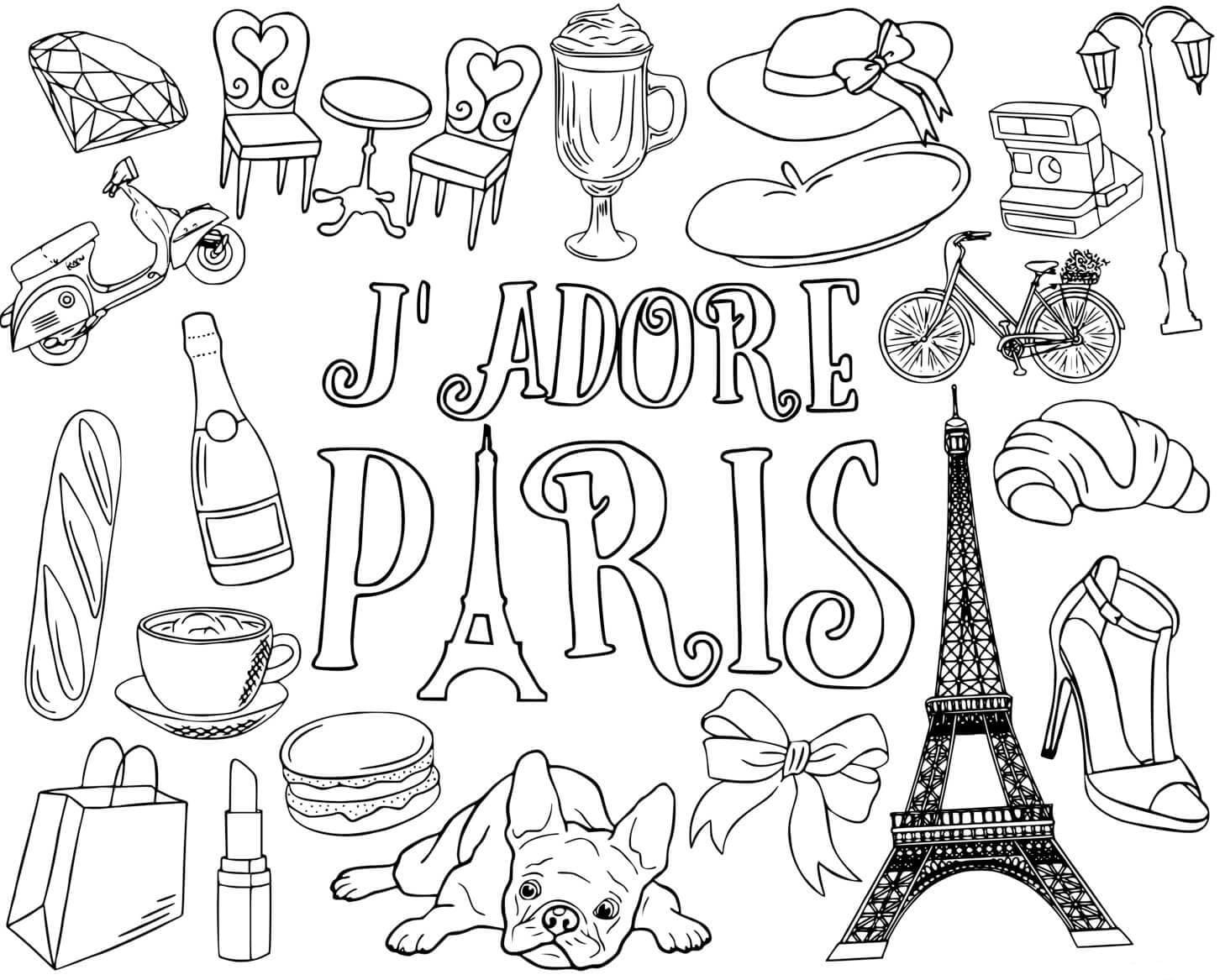 France coloring pages printable for free download