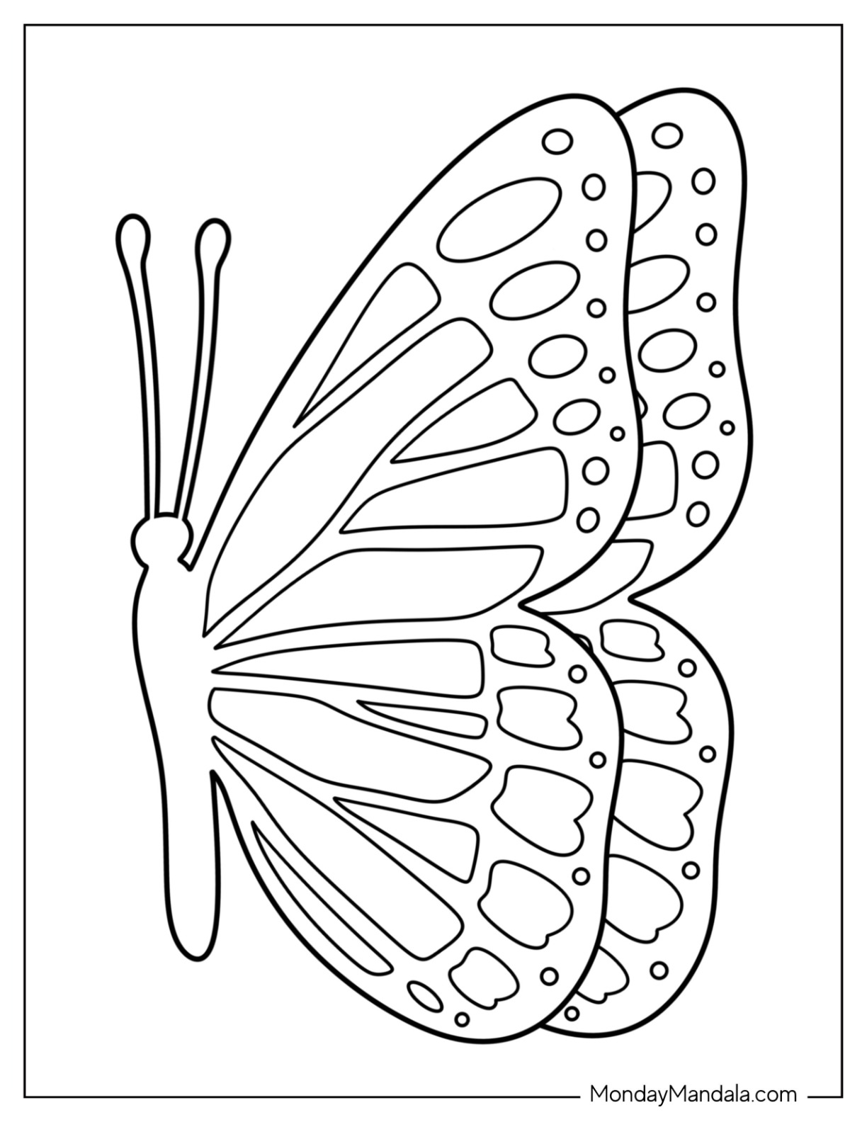 Butterfly templates free pdf printables