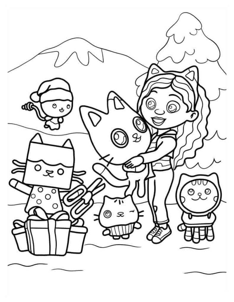 Gabbys dollhouse coloring pages by coloringpageswk on