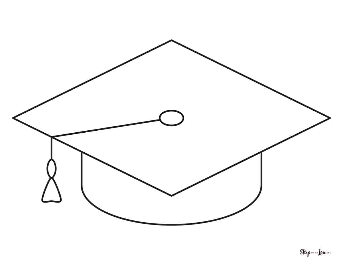 Graduation coloring pages skip to my lou