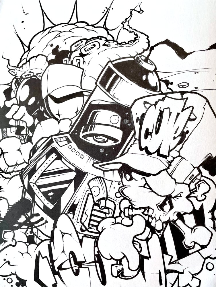 Cute graffiti colouring book cute mk ultras