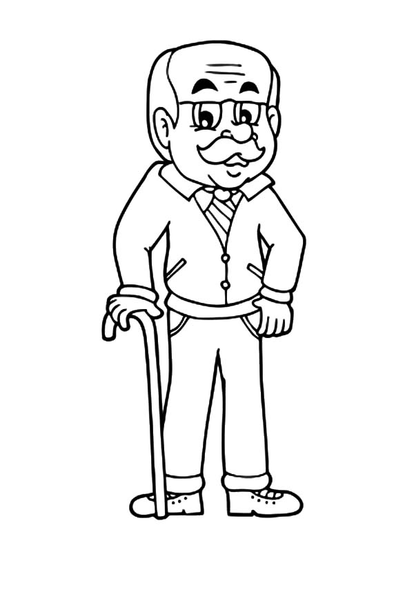 Handsome grandfather coloring pages color luna coloring pages outline pictures monkey art