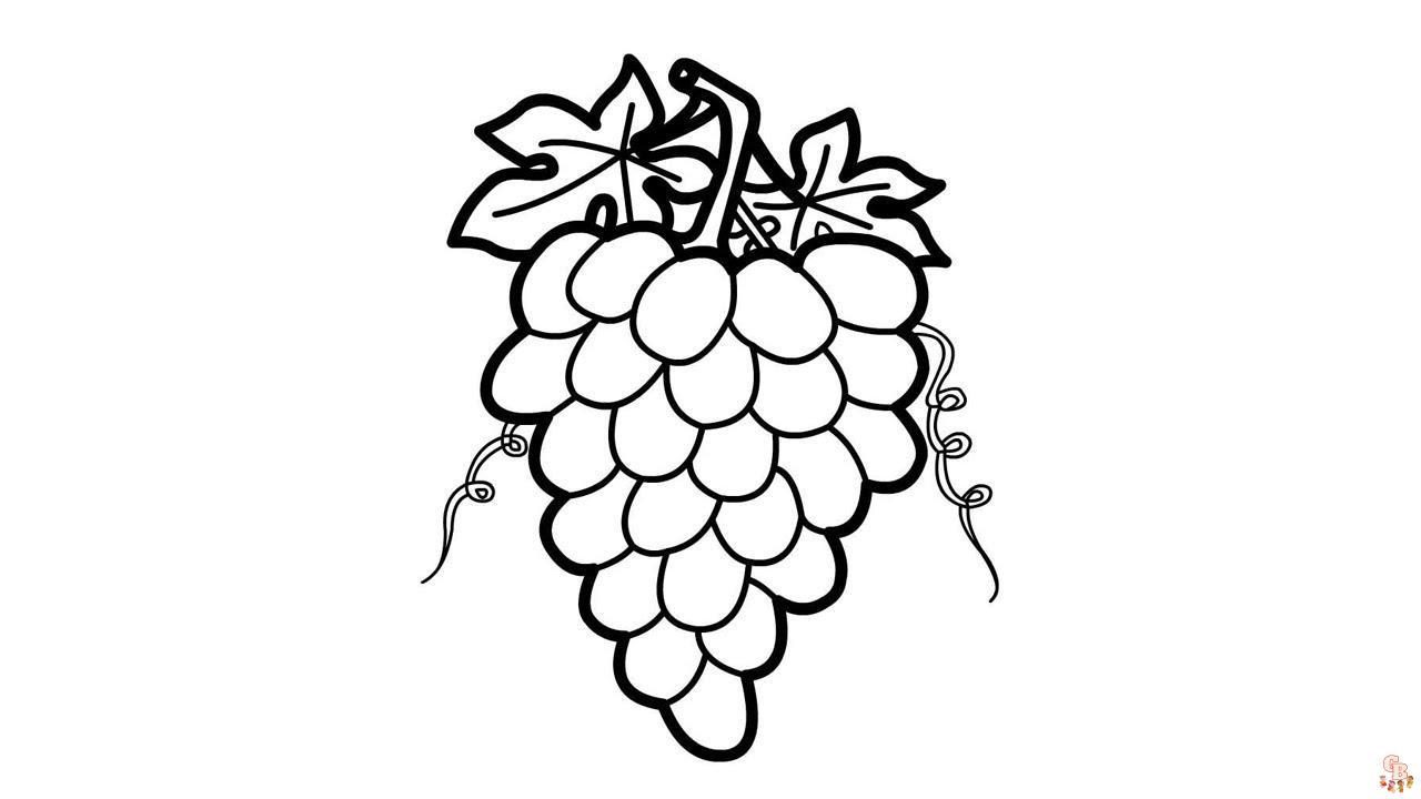 Color your world with grapes coloring pages