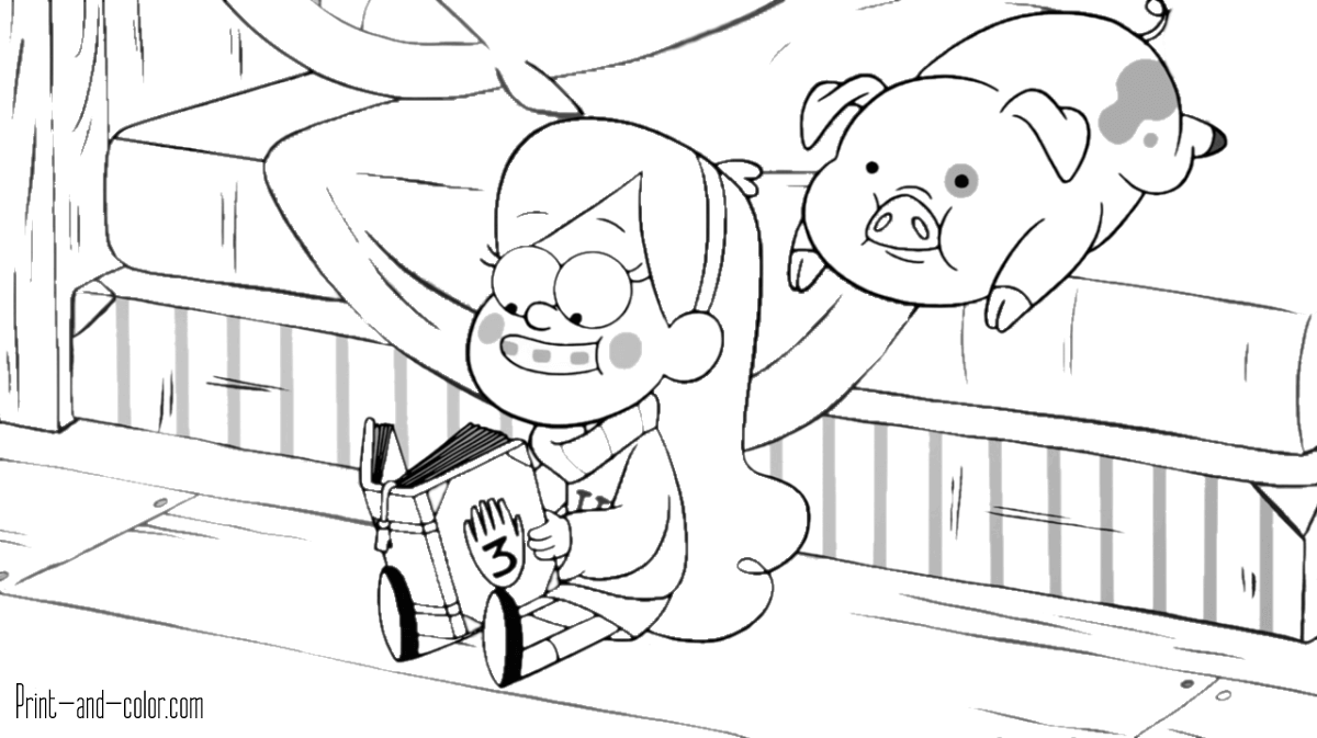 Gravity falls fall coloring pages coloring pages stitch coloring pages