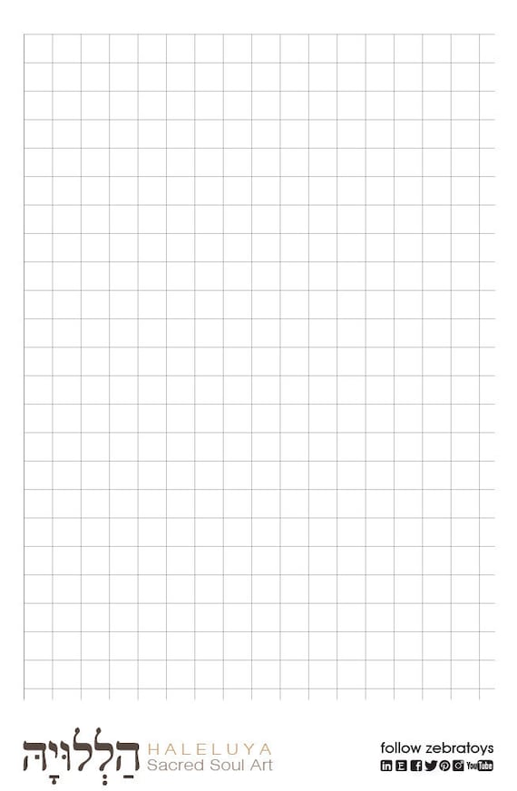 Medium squares blank grid sheet seamless patterns