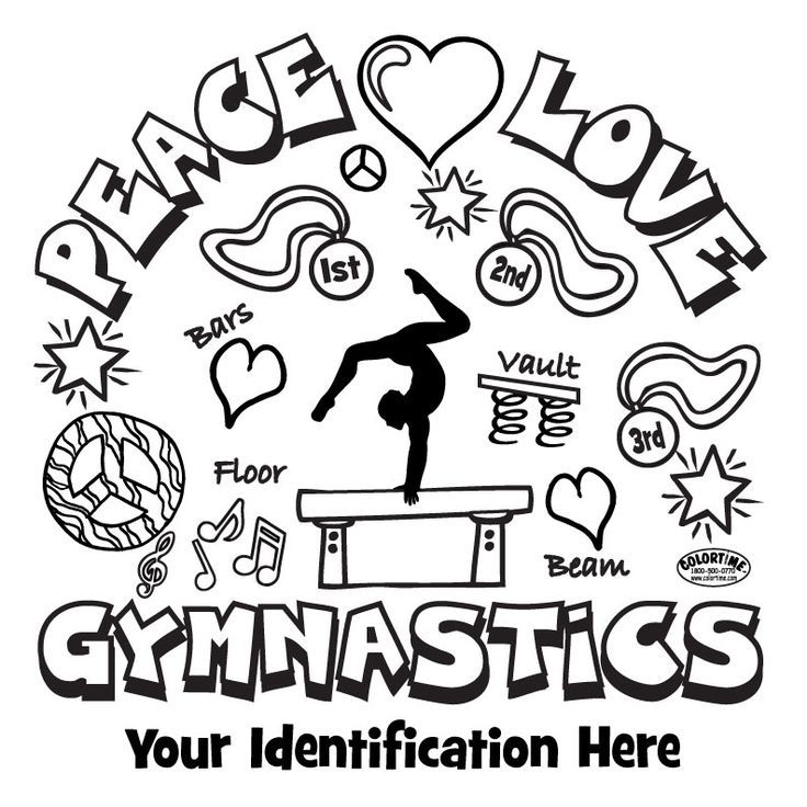 Gymnastics coloring pages sports coloring pages gymnastics posters gymnastics