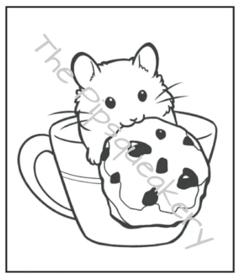 Hamsters gonna hamster coloring book â the pipsqueakery