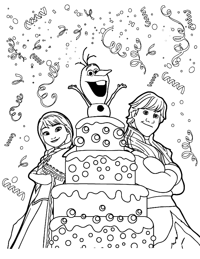 Happy birthday coloring pages printable for free download