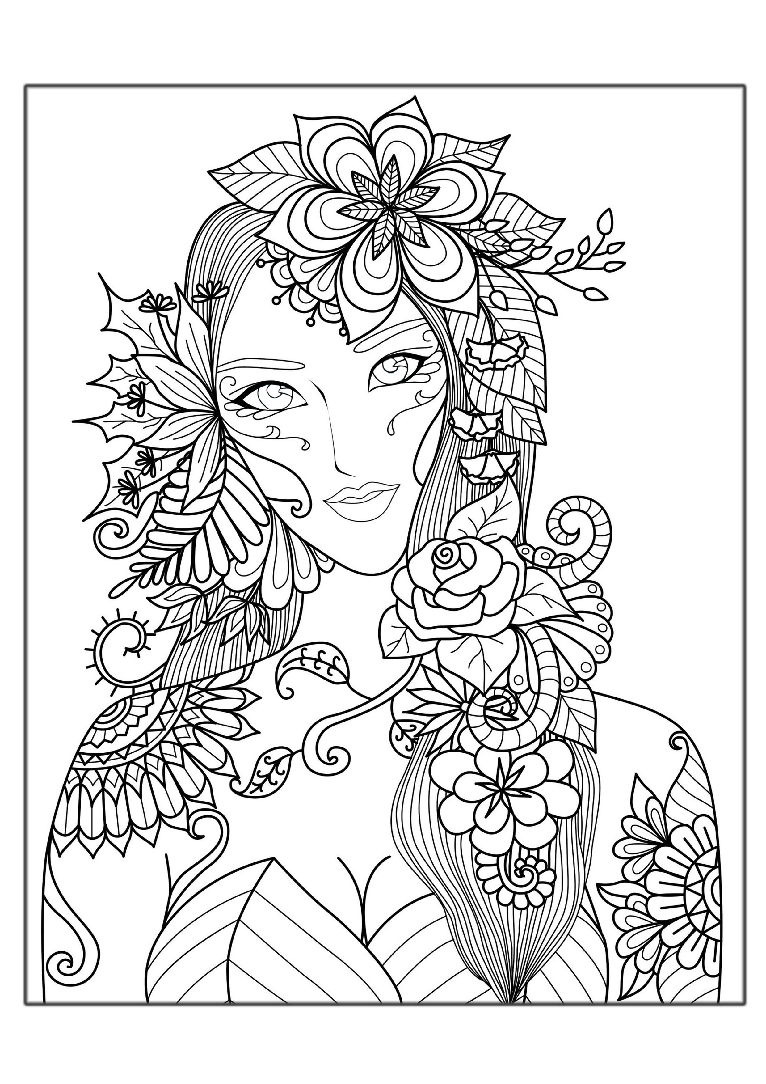 Hard coloring pages for adults