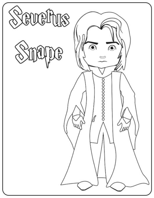 Harry potter printable coloring pages for kids