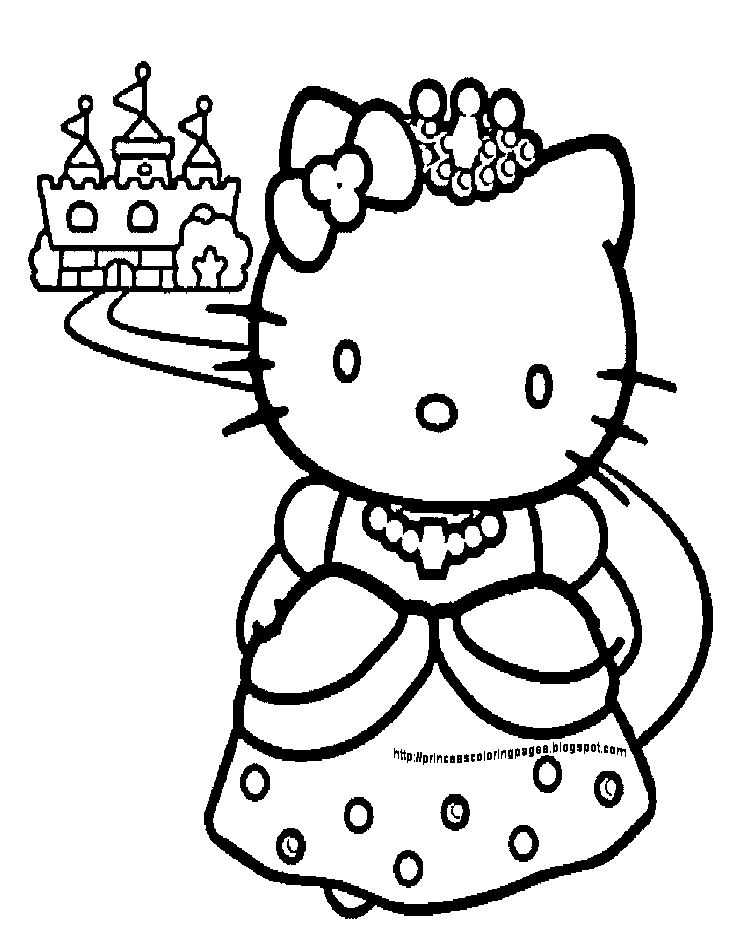 Princess coloring pages hello kitty colouring pages disney princess coloring pages hello kitty coloring