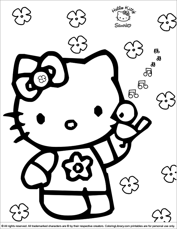 Printable coloring page