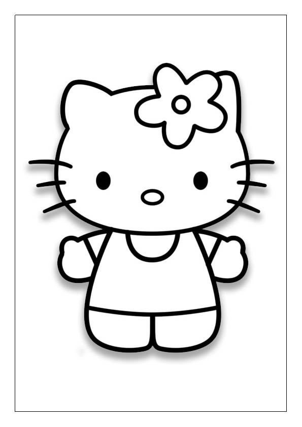 Hello kitty coloring pages free printable coloring sheets for kids