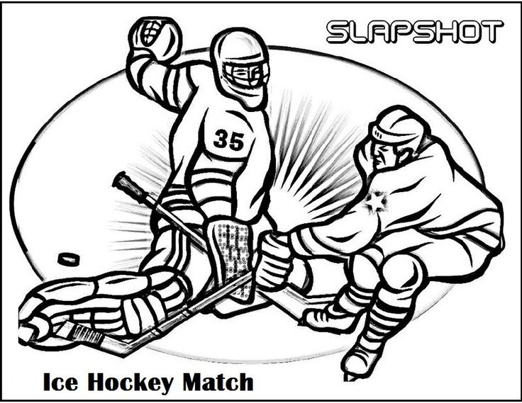 Hockey match coloring picture sports coloring pages hockey kids coloring pages for kids