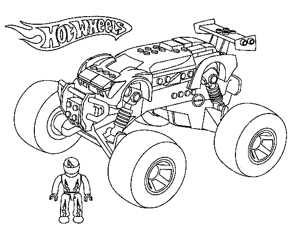 Hot wheels coloring pages printable for free download