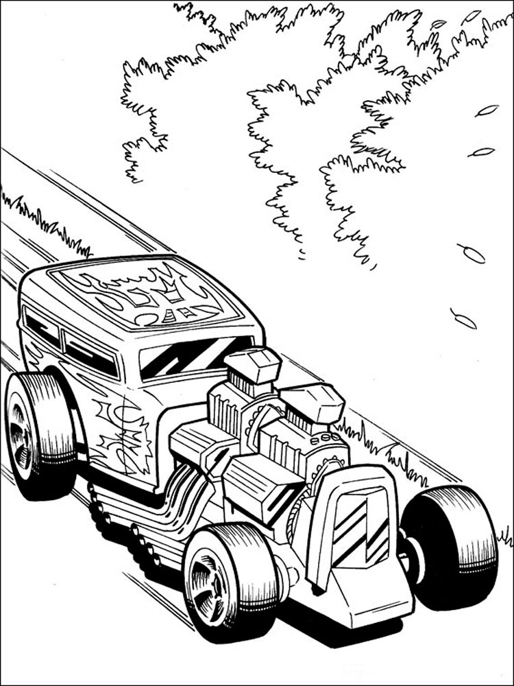 Coloring pages hot wheels coloring pages