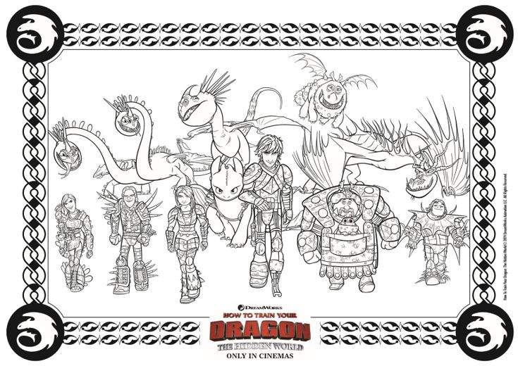 Free printable httyd coloring page