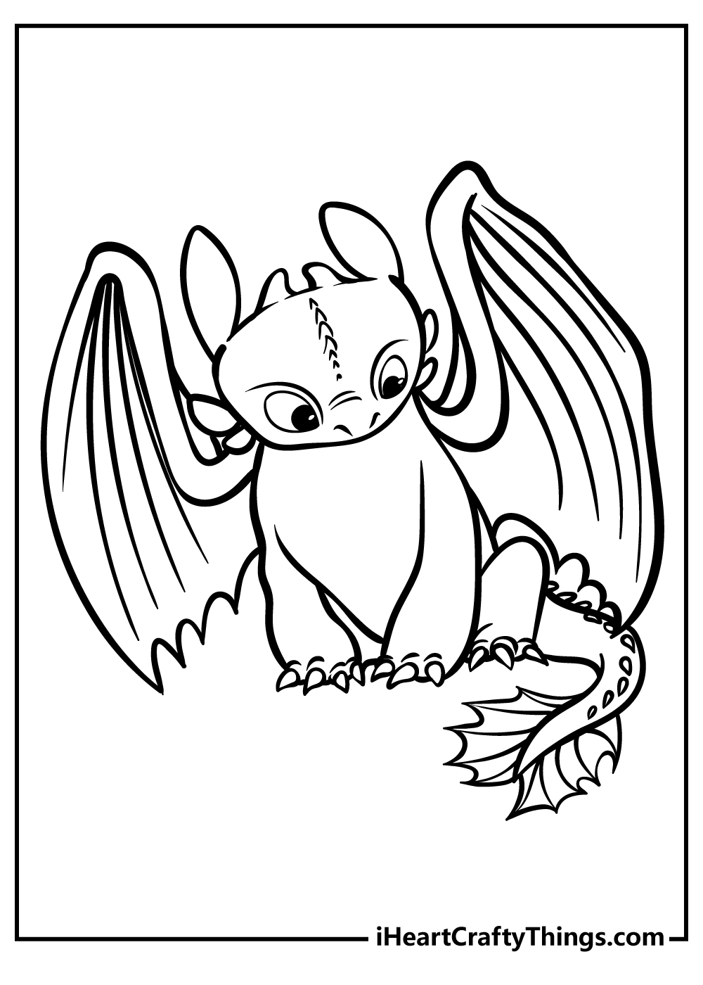 How to train your dragon coloring pages updated