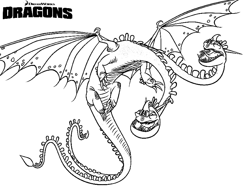 How to train your dragon coloring pages printable for free download