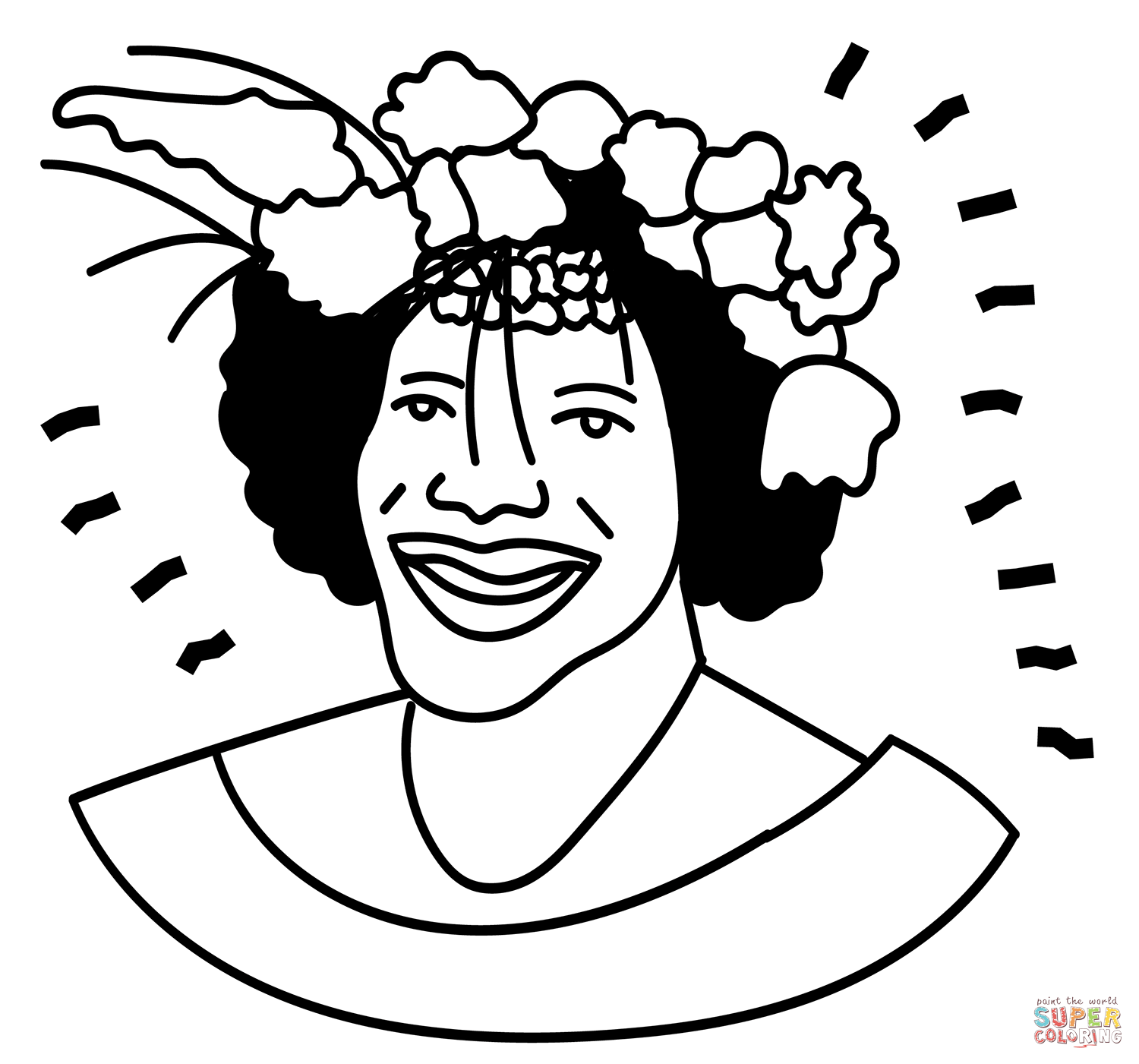 Human coloring page free printable coloring pages