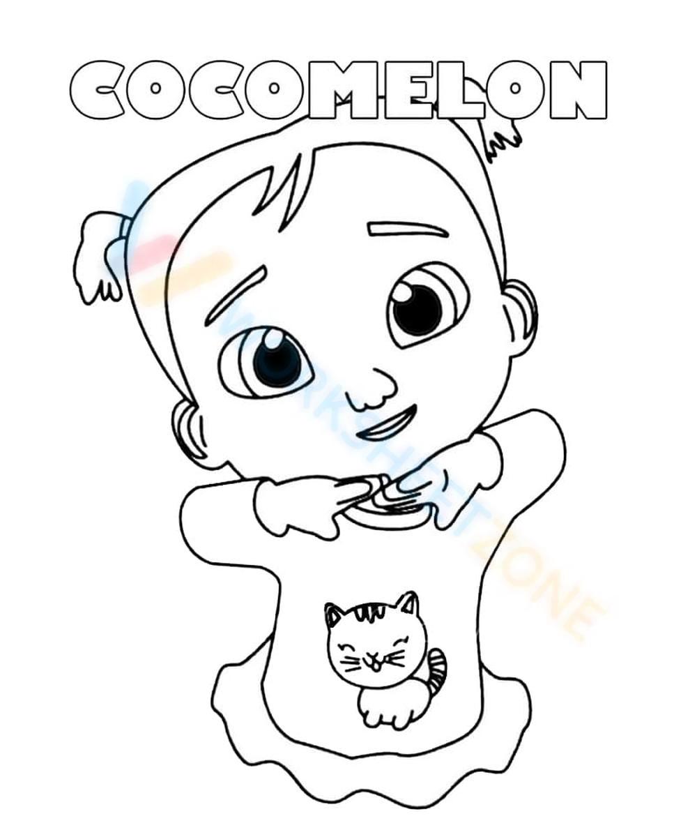 Free printable cocomelon coloring pages for kids