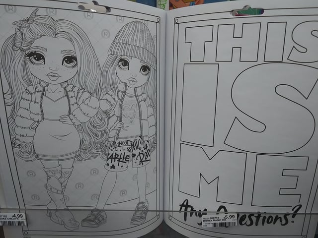 Rh coloring book found in cvs rrainbowhigh