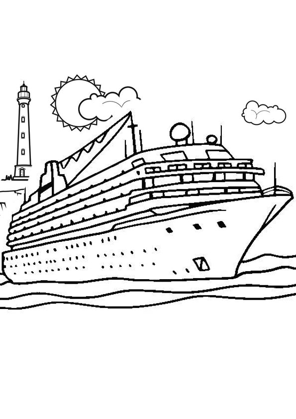 Coloring pages boat coloring pages for your kids