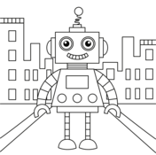 Robots coloring pages free coloring pages