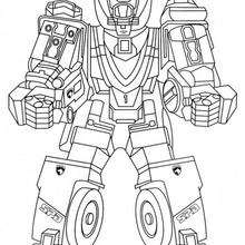 Robot coloring pages