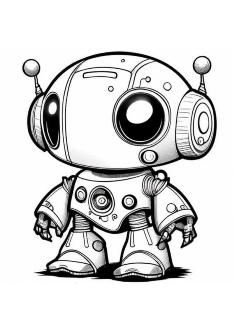 Robot coloring pages printable kids coloring pages robot birthday party activity boys birthday party