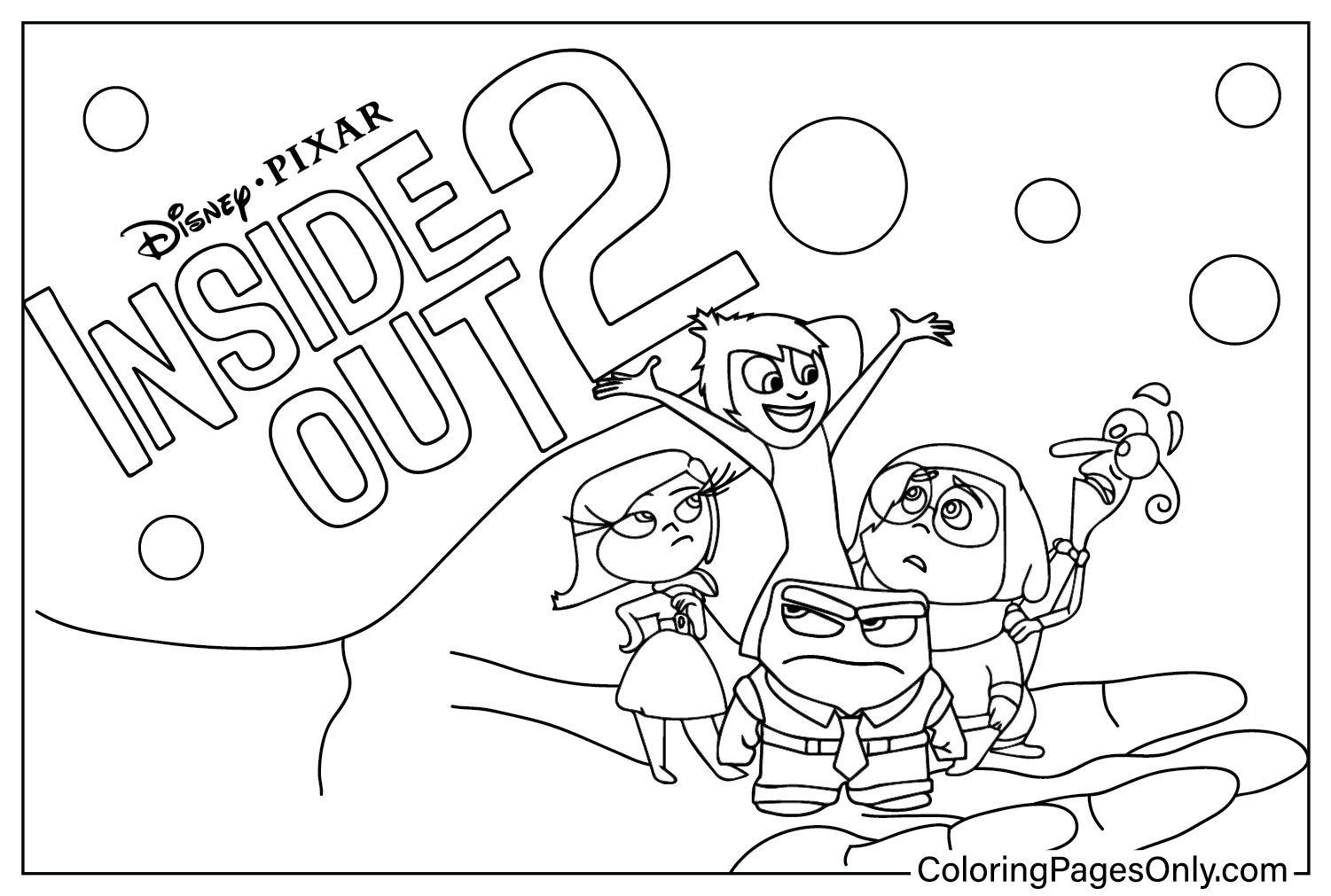 Coloring pages only on x âð bring to life your favorite characters from inside out httpstcoyrkqxef insideout pixar disney coloringpagesonly coloringpages coloringbook art fanart sketch drawing draw coloring usa trend