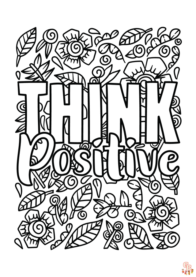 Motivate yourself with free printable motivational coloring pages