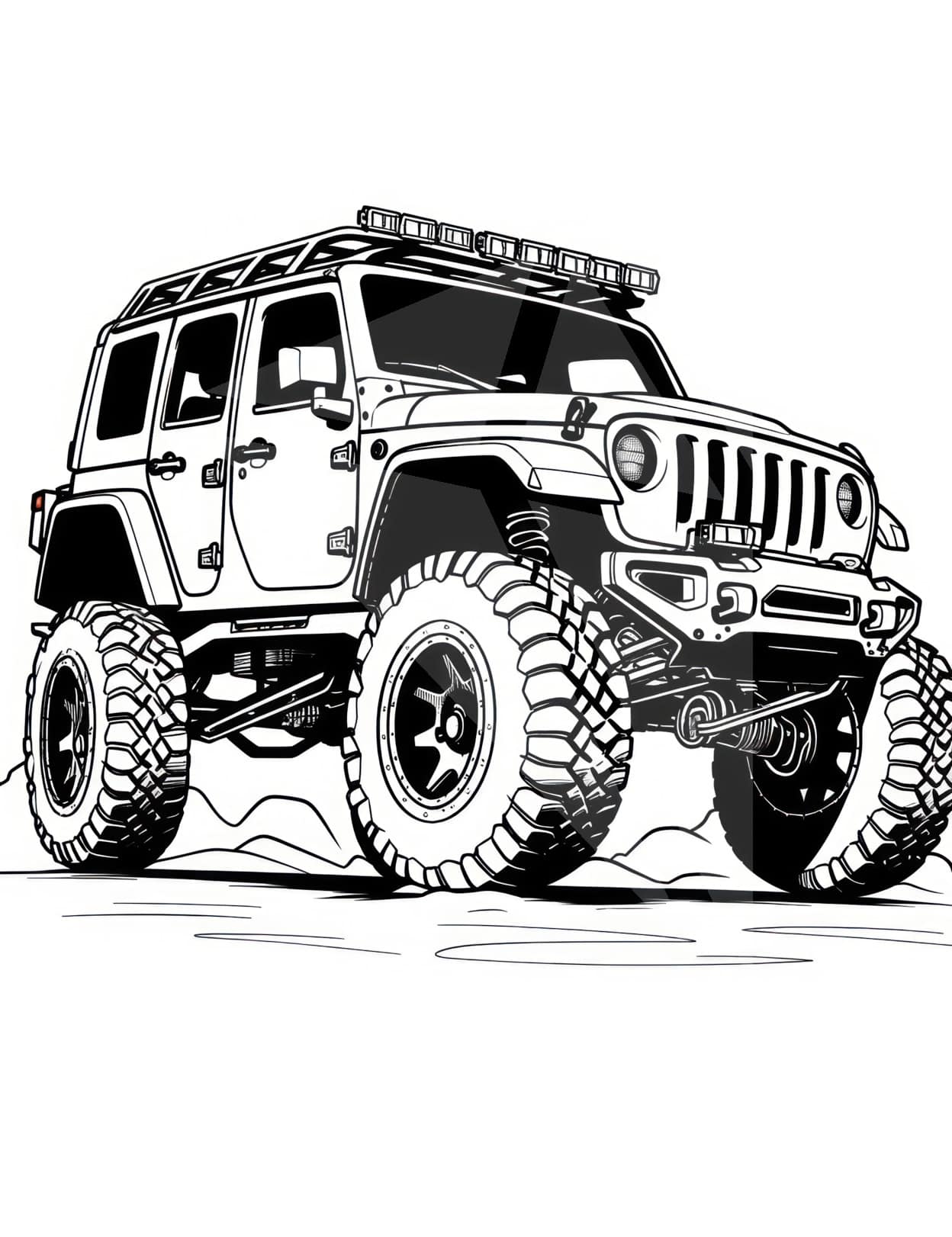 Car coloring pages for adults and kids