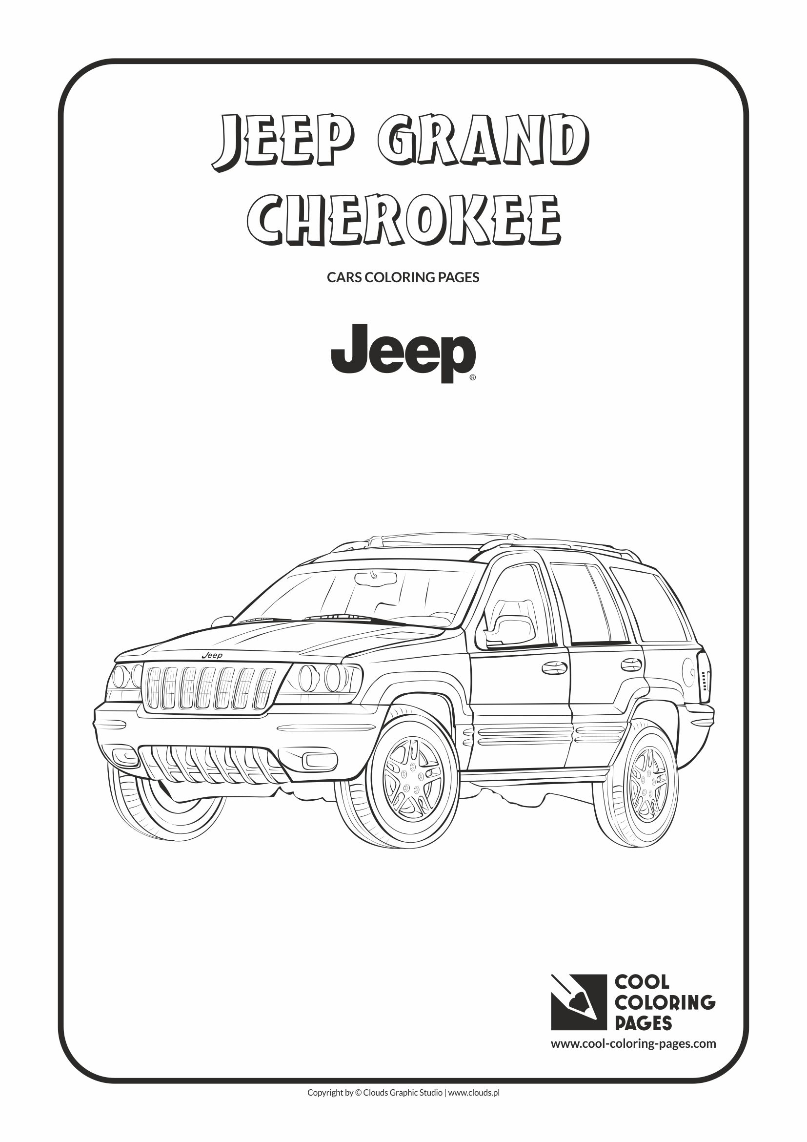 Cool coloring pages jeep grand cherokee coloring page