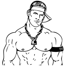 Top free printable john cena coloring pages online