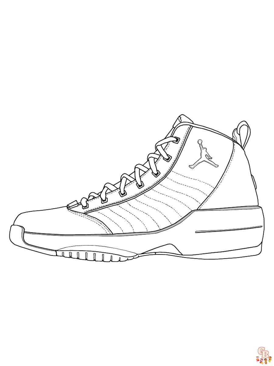 Discover the best air jordan coloring pages for kids