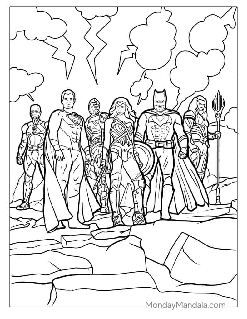 Superman coloring pages free pdf printables