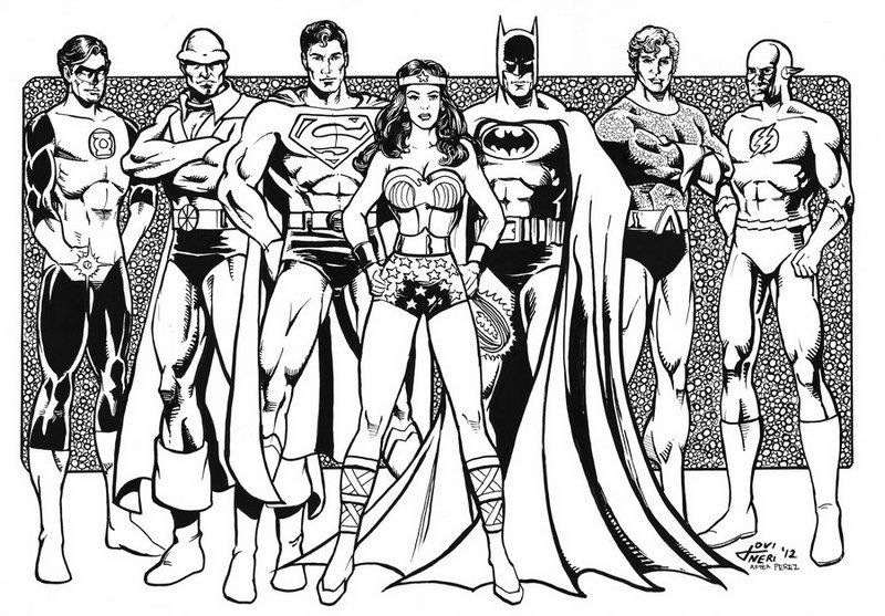 Justice league superheroes coloring page superhero coloring pages justice league superheroes coloring pages