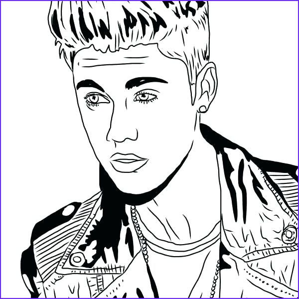 Unique stock of justin bieber coloring sheet justin bieber justin bieber sketch people coloring pages