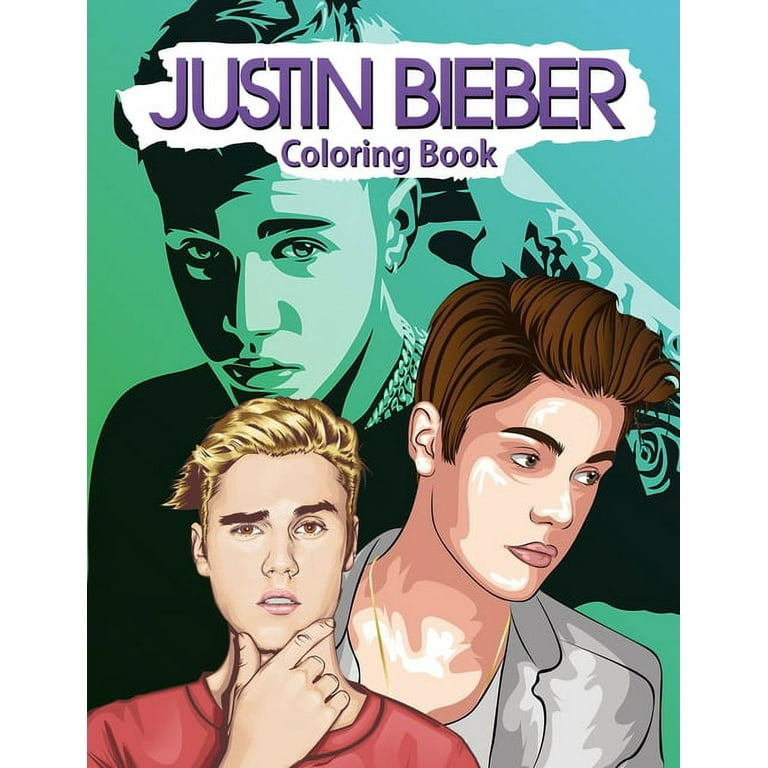 Justin bieber coloring book paperback