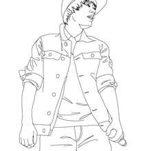 Justin bieber concert coloring pages