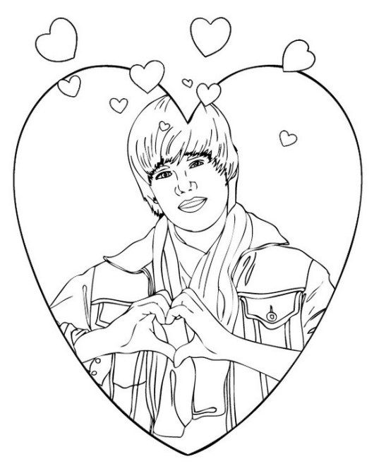 Love justin bieber coloring pictures celebrity and singer coloring sheet mermaid coloring pages coloring pages coloring pictures